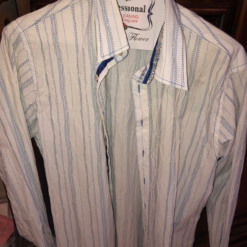 Designer Button Up::BUY 2 FOR $10 OFF OF PURCHASE